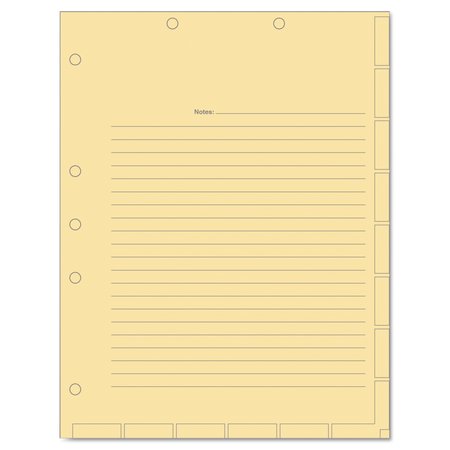 Tabbies Medical Chart Divider Sheet, Manila, PK400 54519